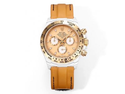 TW Factory ROLEX Cosmic Chronograph Daytona  Rose gold steel case with Black  numbers diameter 40mm Watch rolex oysterflex strap for sale